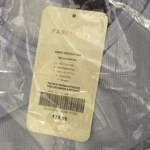 NWT Fabletics cashel side cinch tank - Picture 5 of 7